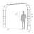 BUKLIYN Garden Arch Trellis - Length: 126in, Height: 94.5in Garden Arch Arbor Trellis for Climbing Plants Outdoor - Garden Arch for Lawn, Party, Ceremony Wedding Decoration