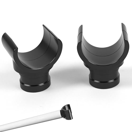 Yudylg 2 Pack Pop Up Camper Support Clasp – Heavy-Duty ABS Tent Pole End Connector for RV...
