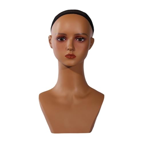 Support perruques et bijoux stable sous forme de tête de mannequin femme