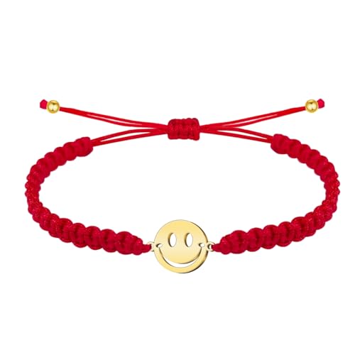 Pulsera Hilo Destino con Simbolos de acero inoxidable, amuletos de proteccion y...
