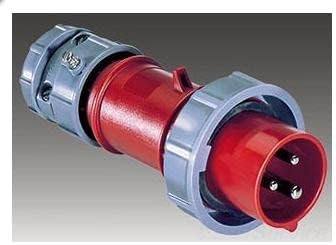 Cooper Wiring Devices CD430P9W Plug Pin&Sleeve 30A 250V 3PH 3P4W WT BL