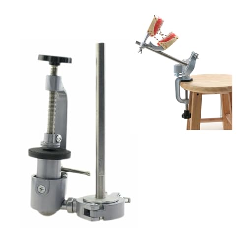 Dental Typodont Mounting Pole Tooth Model 360° Adjustable