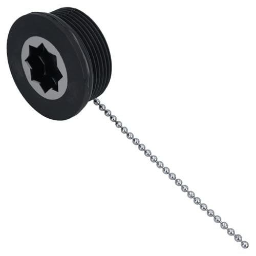 Bouchon de pont 46 mm Goiot avec chaîne de retenue pour réservoir eau et carburant de bateau