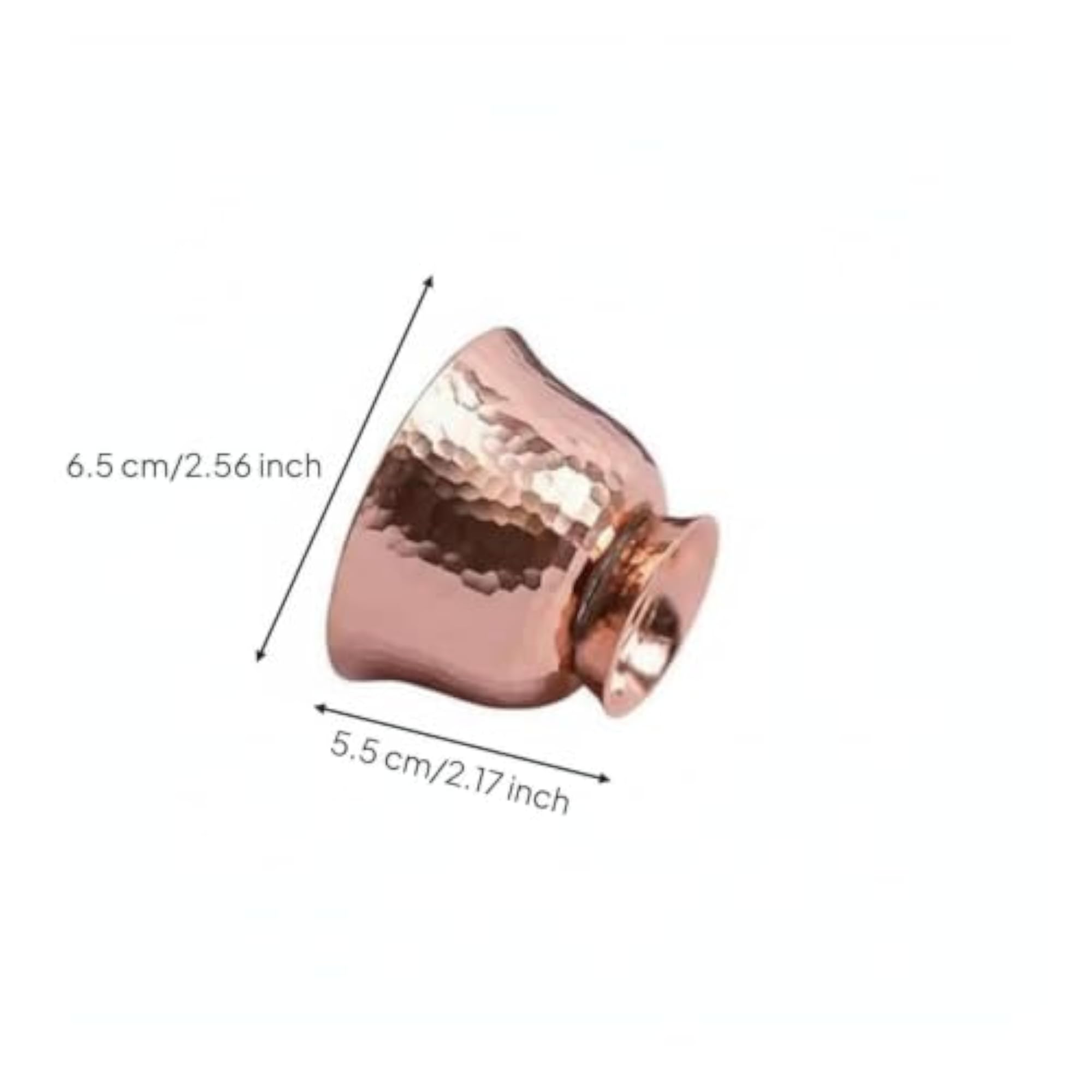 Copper Cup Thickened Copper Tea Cup Reusable Drinkware