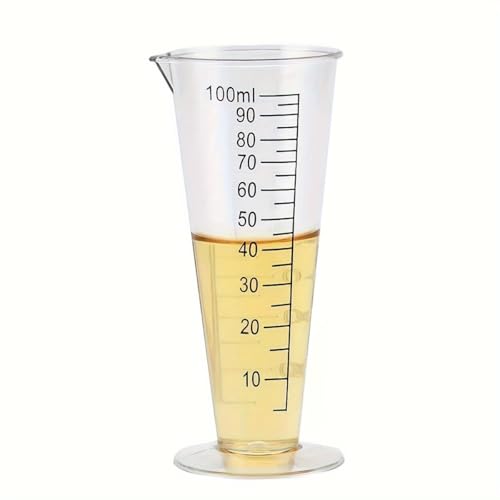 Vaso medidor cónico plástico 100 ml miniatura 4