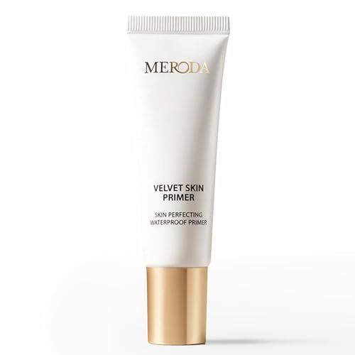 MERODA® Velvet Skin Primer - Pore Minimizer Makeup Base With Lightweight & Hydrating Texture - For All Skin Types With SPF