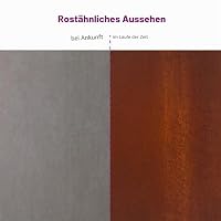 vidaXL Klimaanlagenabdeckung Rostoptik 100 x 50 x 70 cm – Ansicht 4
