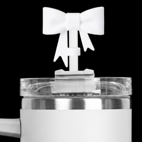 Fiyonk Tasarımlı Silikon Pipet Tıpası Stanley Quencher 30oz & 40oz Uyumlu, 10 mm Çap, Toz ve Böcek Koruması, Hijyenik Kapak, Silikon Malzeme