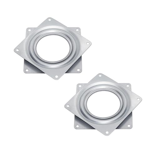 Base rotative carrée 6 pouces en acier galvanisé épais pour meuble
