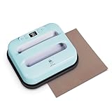 ARTeefy Smart Heat Press Machine 12" x 10" with Bluetooth App Control, Portable Digital Press for T-Shirts and Sublimation, Includes Free Teflon Sheet，Sky Blue