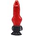 Silicone Made Multi Colored Artificial Dog Dildo Wolf Dildo Adult Toy for Women Couple Half Animal Knotty