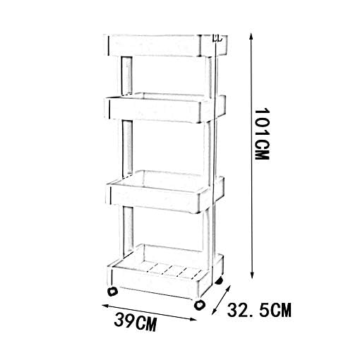 Questo Carrello Bar Multifunzione Portatile con Sistema di stoccaggio a carrucola è Facile da Montare ed è Ideale per la Cucina e la Famiglia.