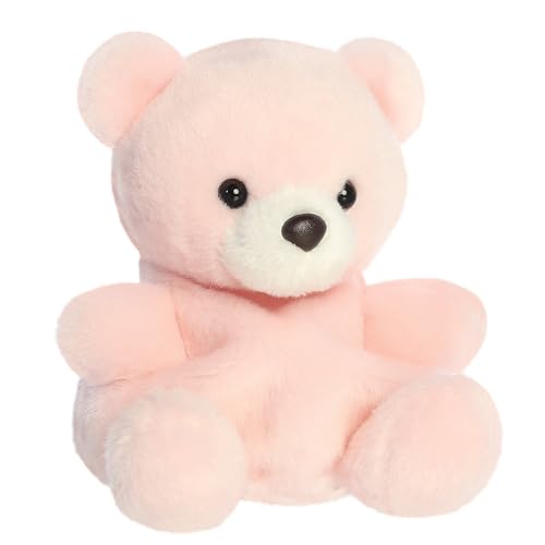 AURORA 34162, Palm Pals Bailey Baby Bear, 13cm, Soft Toy, Pink - Image 2