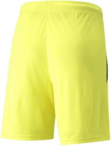 Puma - - Teamliga-Shorts für Herren, Kolorit Fluo Yellow/Puma Black, Größe: L x Regular – Ansicht 2