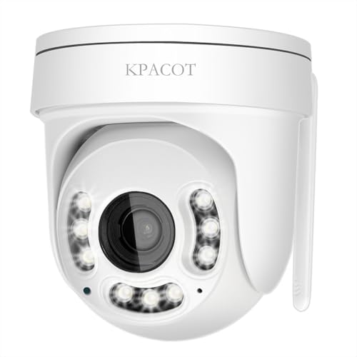 Amazon.co.jp: 【4K画質・光学5倍ズーム・カラー暗視撮影】KPACOT 防犯