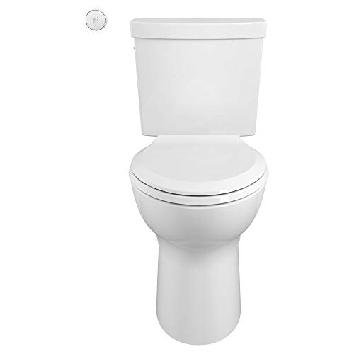 American Standard 215Aa709.020 Cadet Touchless 2-Piece 1.28 Gpf Single Flush Elongated Toilet (Seat Not Included), White #TOP5