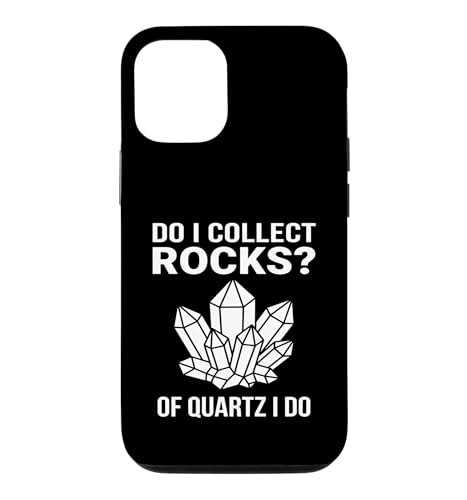 Funny Of Quartz I Do Rock Collector Geology Pun �X�}�z�P�[�X iPhone 12/12 Pro �p