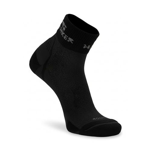 HANKER Calcetines Trail Running Hombre y Mujer – Sin Costuras, Transpirables y Antirozaduras – Calcetines Técnicos de Compresión para Correr y Senderismo