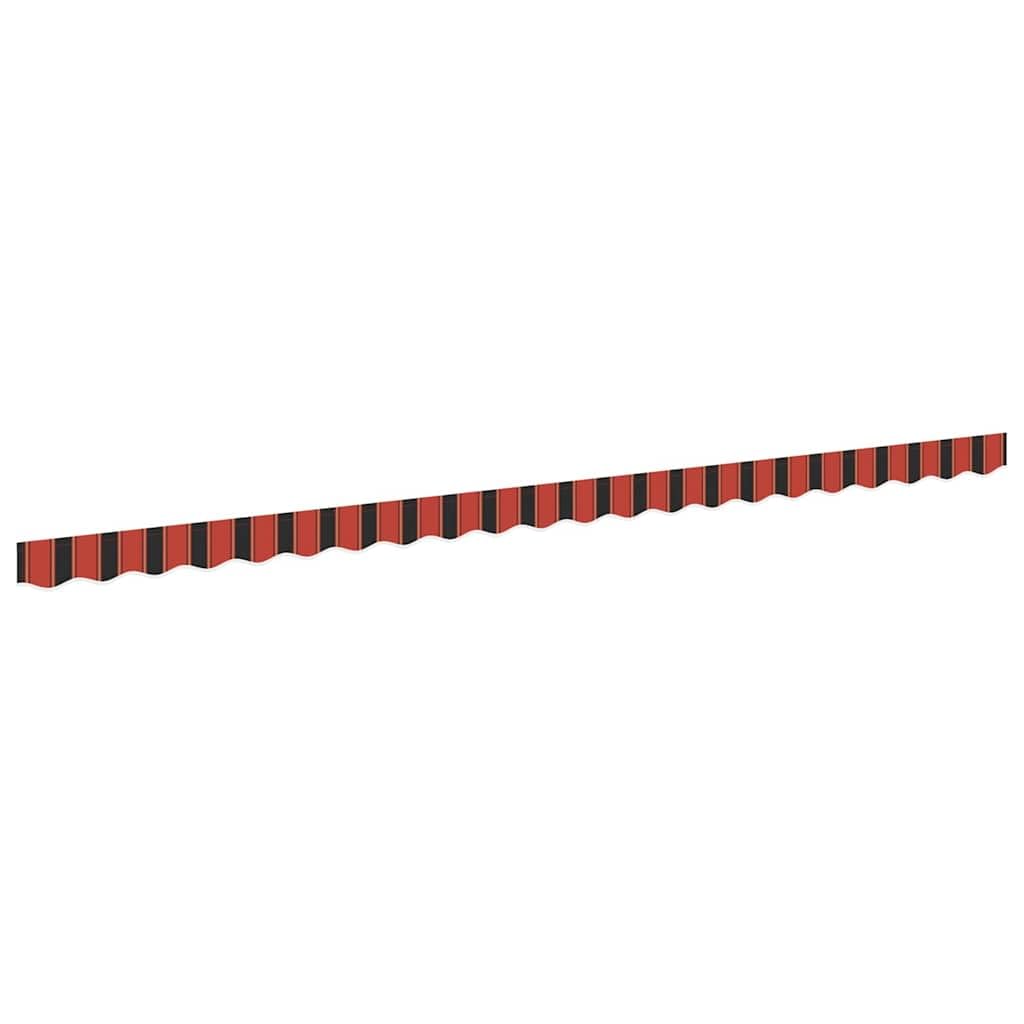 vidaXL Awning Valance Replacement Orange/Black/Yellow 480 x 20 cm, Frame Not Include, Weather-Resistant Awning, UV-Resistant Fabric, Easy To Clean, Stylish Awning, Outdoor Garden Use — image 1