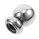HOMSFOU Kugel TreppengeläNder Edelstahl Pfostenkappen Runde Zaunpfostenkappen Silber 32Mm FüR Handlauf, Zaun Und TüRpfosten