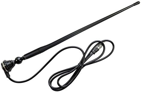 AntennaMastsRus - Marine Black AM-FM Rubber Ducky 15 Inch Antenna Kit - for ATV, Boat, Camper, Go Kart, Motorhome, Pontoon, RV, Sailboat, Tractor, Trailer, UTV, Yacht