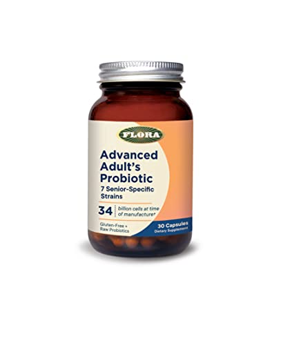 FLORA - Advanced Adult Probiotic, 34 Billion CFU, RAW, 30 Count