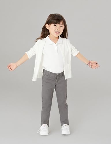 Image of Amazon Essentials Girls and Toddlers' Short Sleeve Uniform Polo Shirt, Multipacks