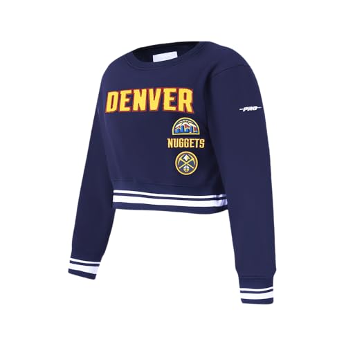 Image of Pro Standard Big Girls NBA Retro Classics Fleece Crewneck Sweatshirt