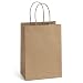 BagDream Kraft Paper Bags 100Pcs 5.25"x3.75"x8" Shopping Bag, Kraft Bags, Party Bags, Brown Paper Bags with Handles