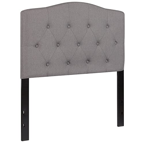 Flash Furniture Upholstered Headboard, Twin, Light Gray #TOP3