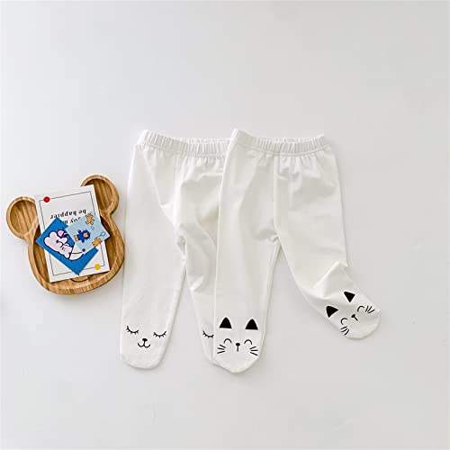 Calça legging para bebês recém-nascidos meninos meninas bonito desenho animado calça comprida leggin