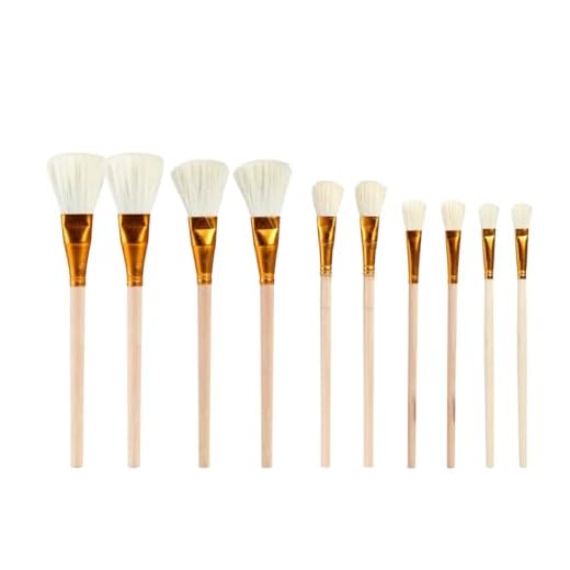 10PCS Manual Pollination Brush Set Pollinator Tool Handheld Garden Pollination Brush for Vegetable Flower Fruit Tree