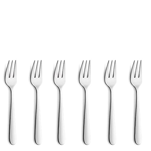 Beckmann & Rommerskirchen Kuchengabel Set DALI | 6-teilig | Kuchengabel Set aus Edelstahl | Spülmaschinenfest Cover