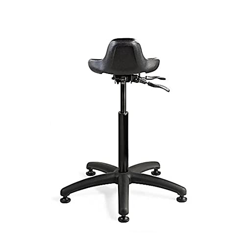 Bevco 3505 Sit Stand With Mushroom Glides, 5-Star Reinforced Plastic Base, 22" To 32" Height Adjustment #TOP1