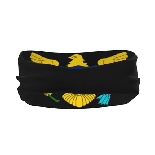 Image of Cute Flag Headbands Women Men Flag Sweatband Sports Headband for Running, Cycling, Yoga Gym, Working Out