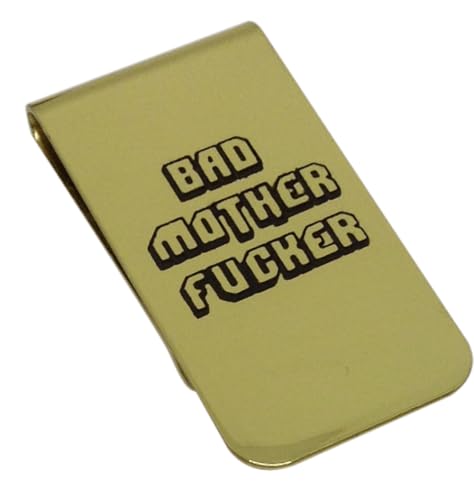 Bad Mother Fucker Money Clip by ReadyGOLF - Gold2