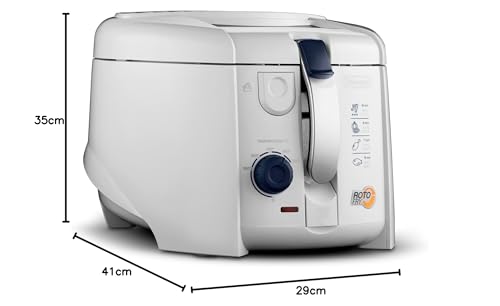Friteuse De'Longhi RotoFry F28211.W1 – Capacité 1,2 L, 1800 W, Panier Rotatif - vue 7