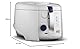 De’Longhi F28211.W1 RotoFry Fritteuse, 1800 W, 1,2 Liter, Edelstahl, Weiß