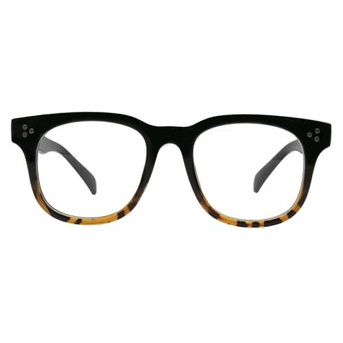 Image of LJCZKA Blue Light Blocking Glasses for Women Men Retro Square Frame Computer Gaming Glasses Anti Eyestrain Eyeglasses