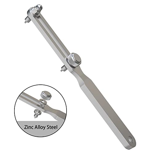 Freejoy Adjustable Back Remover Tool, Wrench Type Case Opener for Watch Repair Kit and Battery Replacement (Round Beak)