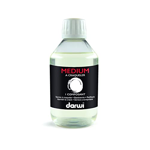DARWI Barniz para agrietar 1 componente, a Base de Agua, Brillante, talla única Cover