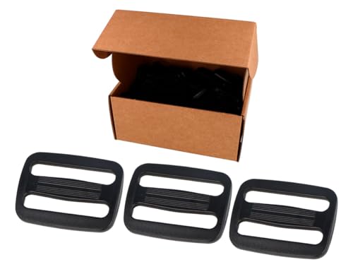 Boucle coulissante VELOX noire 37,80 mm pour réparer une sangle