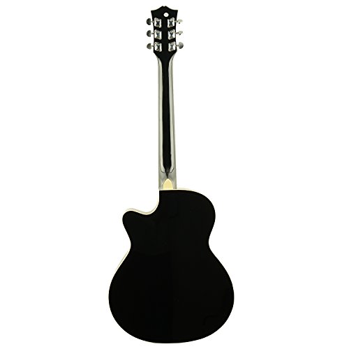 Image of Aatma A39c /bk 6 Stringed Acoustic Guitar, Right Handed, Black, Case Included