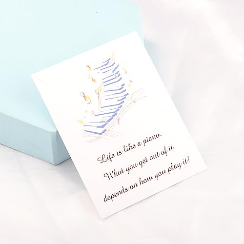 UJIMS Piano Inspirational Gifts Piano Music Notes Bracelet Music Themed Jewelry for Music Lovers Pianist Music Necklace3