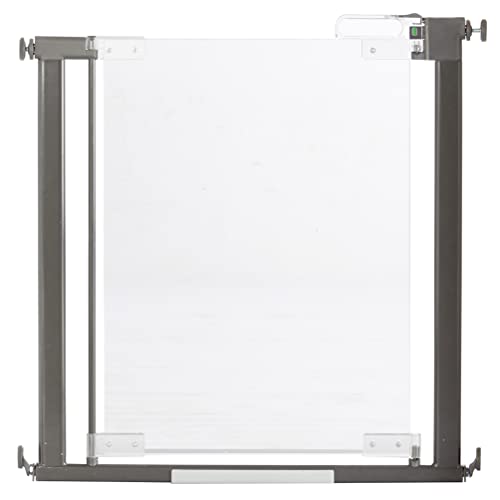 Qdos Crystal Designer Baby Safety Gate - Meets Tougher European Standards - Modern Design And Unparalleled Safety - Beauty & Safety Together - Simple Installation | Pressure Mount #TOP2