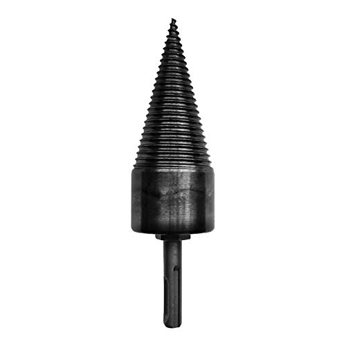 ECOSWAY Wood Splitter Cone Drill Efficient Drill Bit Safe Wood Breaker Tool for Firewood Machine Fast Wood Splitting 32/38/42/45mm
