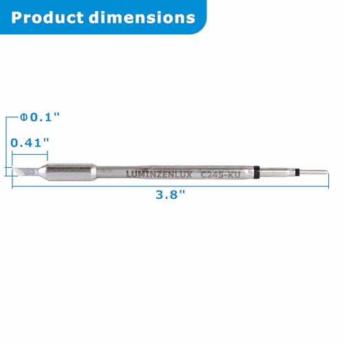 Image of C245 Soldering Tips for JBC Station, High-Performance Solder Iron Tips - Fast Heating, Smooth Soldering (C245-000-KU)