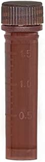 Zymo Research C1028-50 2.0 ml U-Bottom Amber Tube with Cap (Pack of 50)