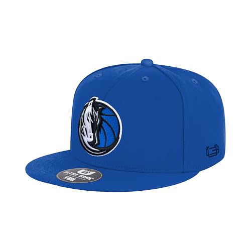 Ultra Game Mens NBA Official Twill Snap Back Ultimate Baseball Cap Hat Dallas Mavericks Team Color One Size