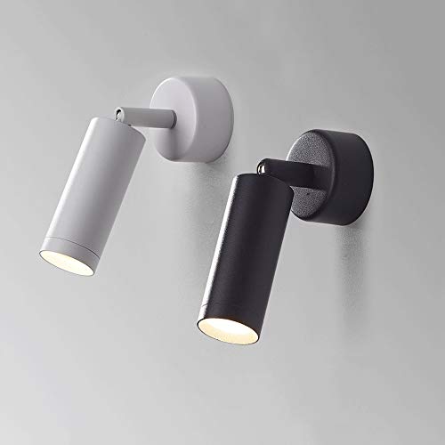 Aplique de pared LED giratorio con foco ajustable y diseño moderno para dormitorio 3